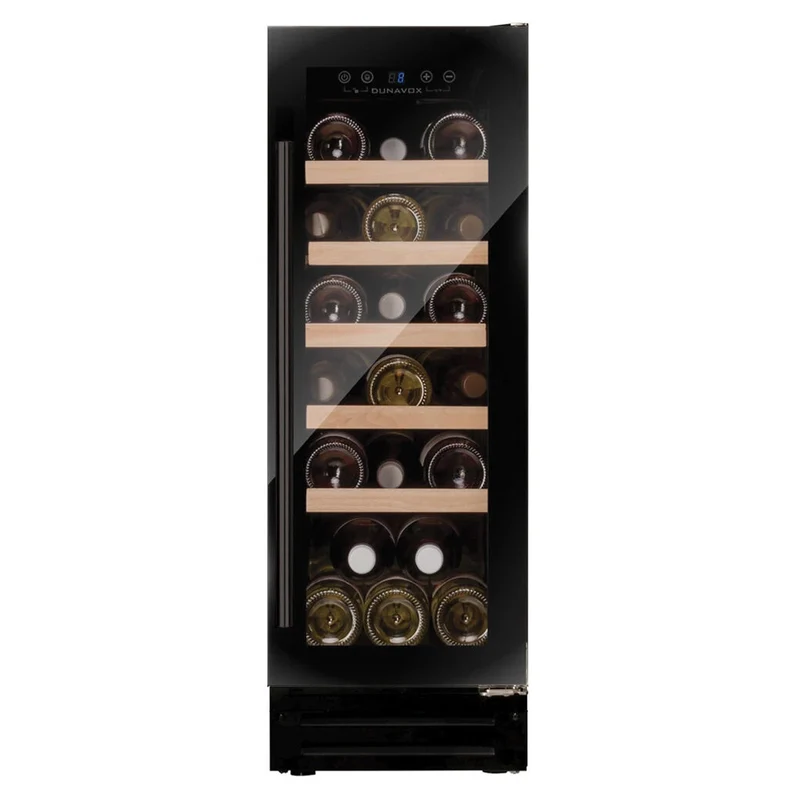 Weinkühlschrank 19 Flaschen Dunavox Flow-19 Black