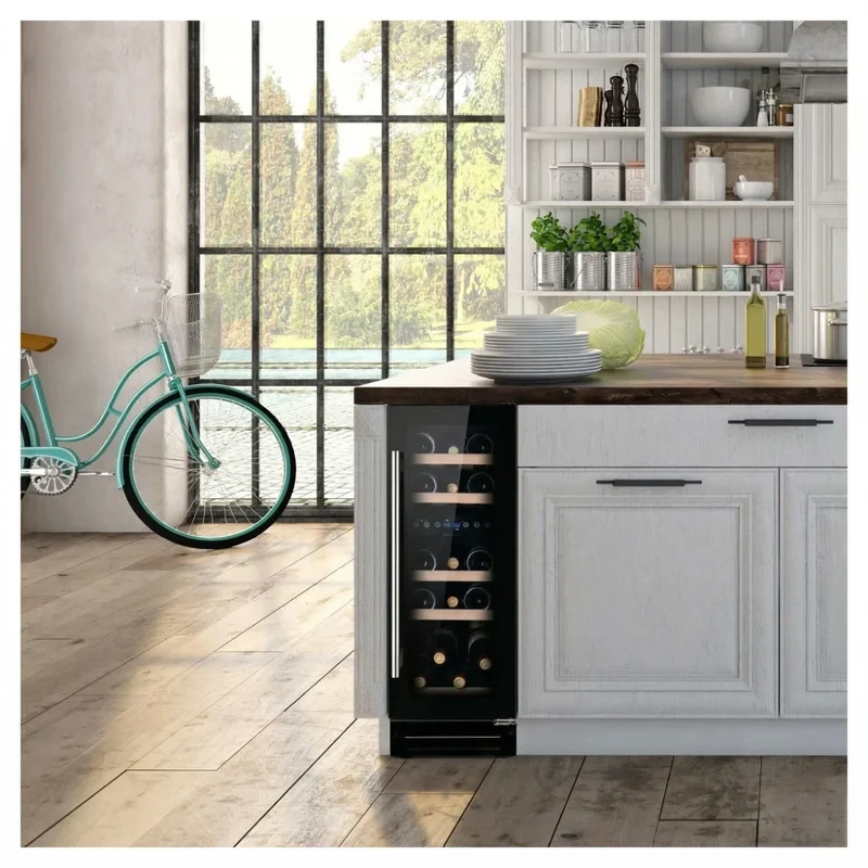 Weinkühlschrank 17 Flaschen Dunavox Flow-17 Black