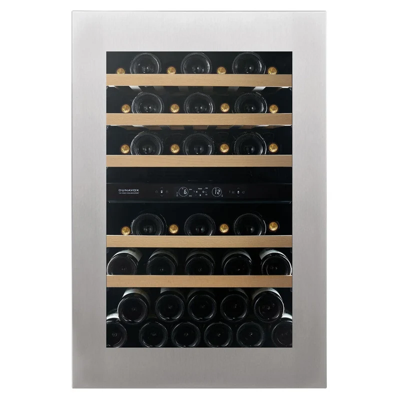 Weinkühlschrank 44 Flaschen Dunavox Horizon-44 Stainless