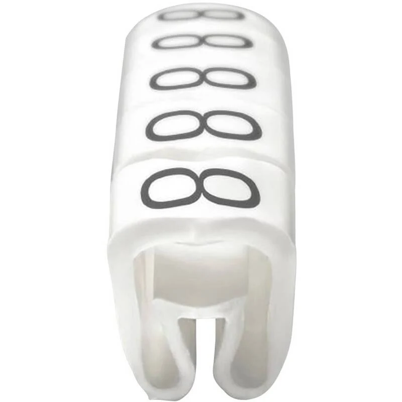 B-Ware Weidmüller Kennzeichnungsring CLI C 02-3 GE/SW PVC gelb 500 Stück Ø1.3-3mm