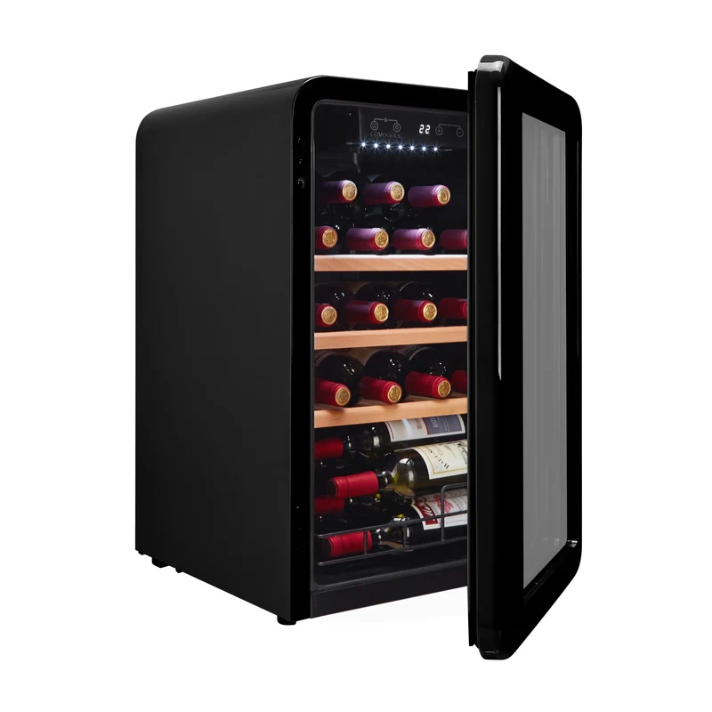 Weinkühlschrank 19 Flaschen Cavecool Retro Obsidian CC70SB