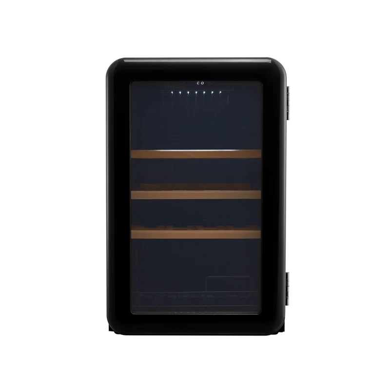 Weinkühlschrank 19 Flaschen Cavecool Retro Obsidian CC70SB