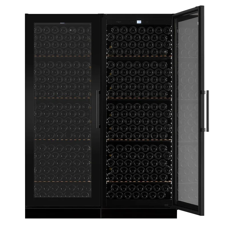 Weinlimaschrank 546 Flaschen mQuvée Velvet 220 Glass Double Door
