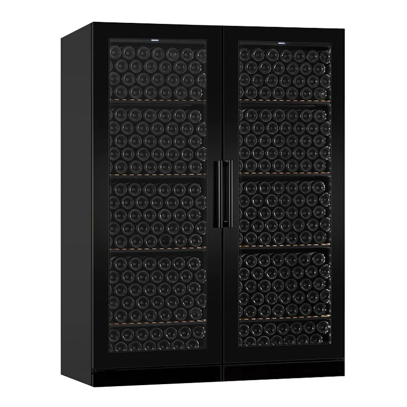 Weinlimaschrank 546 Flaschen mQuvée Velvet 220 Glass Double Door