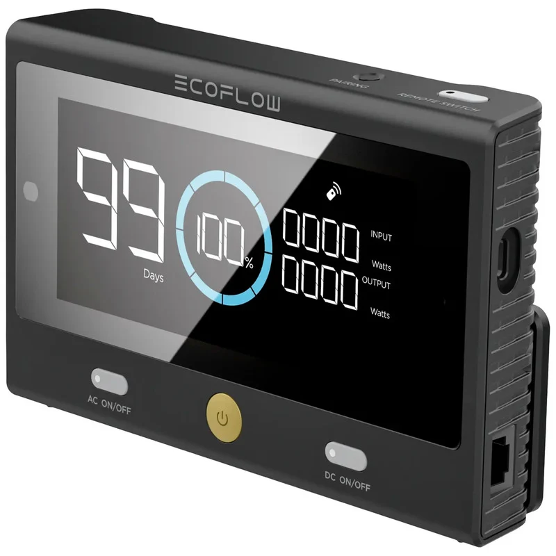 B-Ware ECOFLOW Delta Pro Fernbedienung Bedienpanel bequeme Steuerung der Powerstation