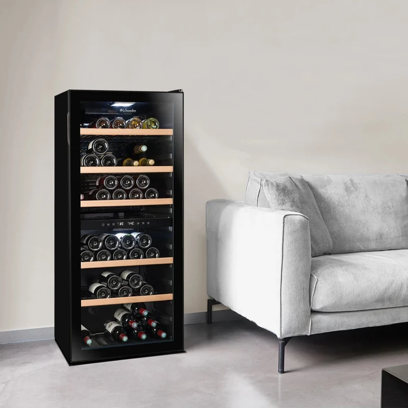 Weinkühlschrank 102 Flaschen La Sommelière LS102DZ BLACK