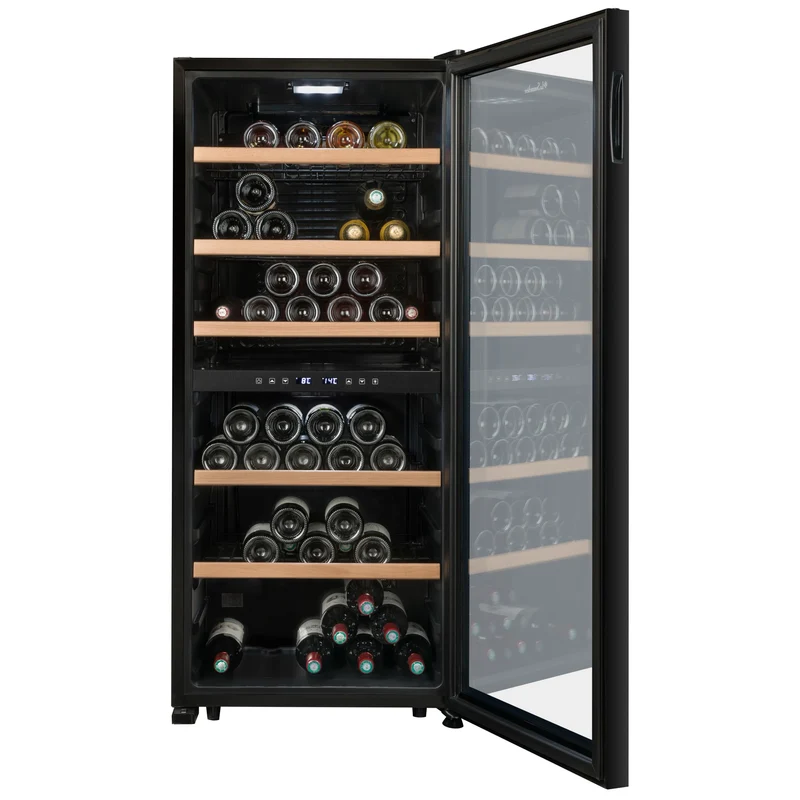 Weinkühlschrank 102 Flaschen La Sommelière LS102DZ BLACK