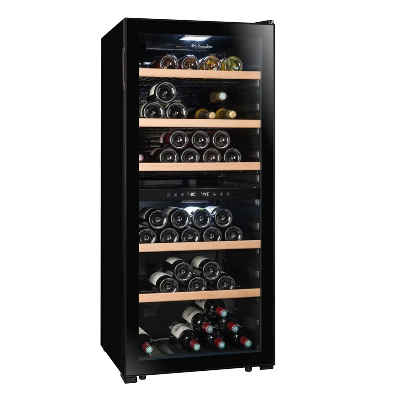 Weinkühlschrank 102 Flaschen La Sommelière LS102DZ BLACK