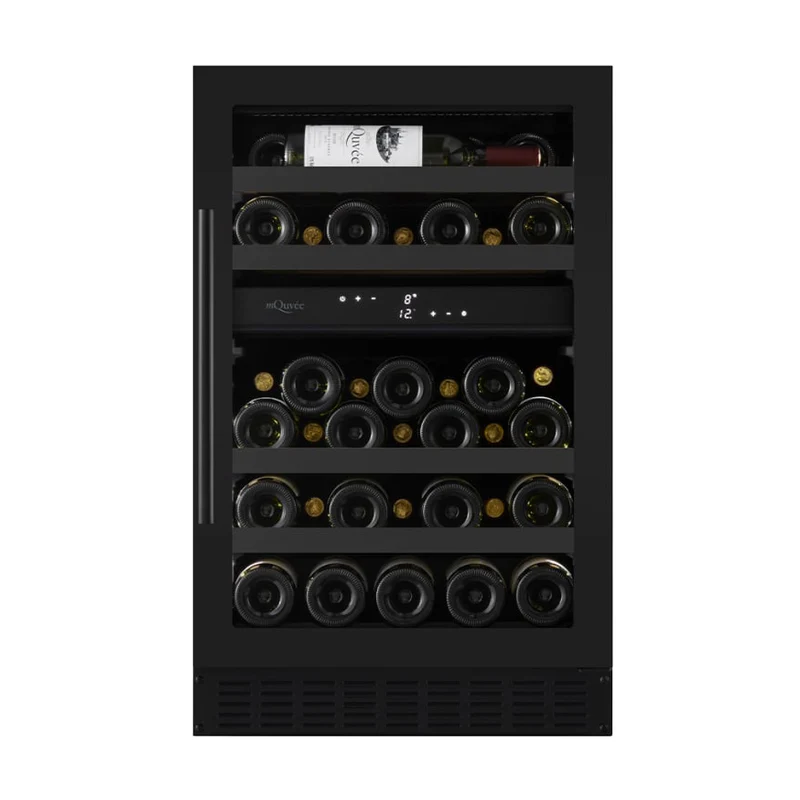 Weinkühlschrank 39 Flaschen mQuvée WineCave 700 50D All Black
