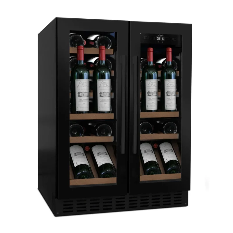 Weinkühlschrank 31 Flaschen mQuvée WineCave 60D2 Anthracite Black