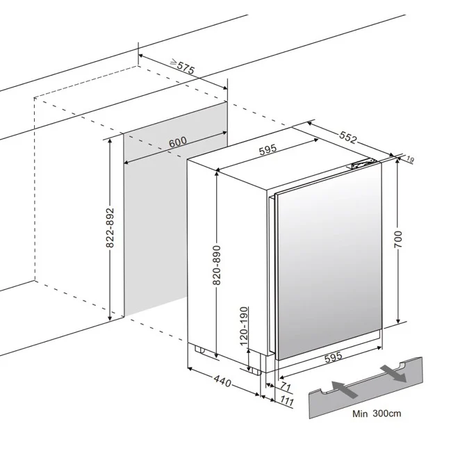 Weinkühlschrank 44 Flaschen mQuvée WineStore 78