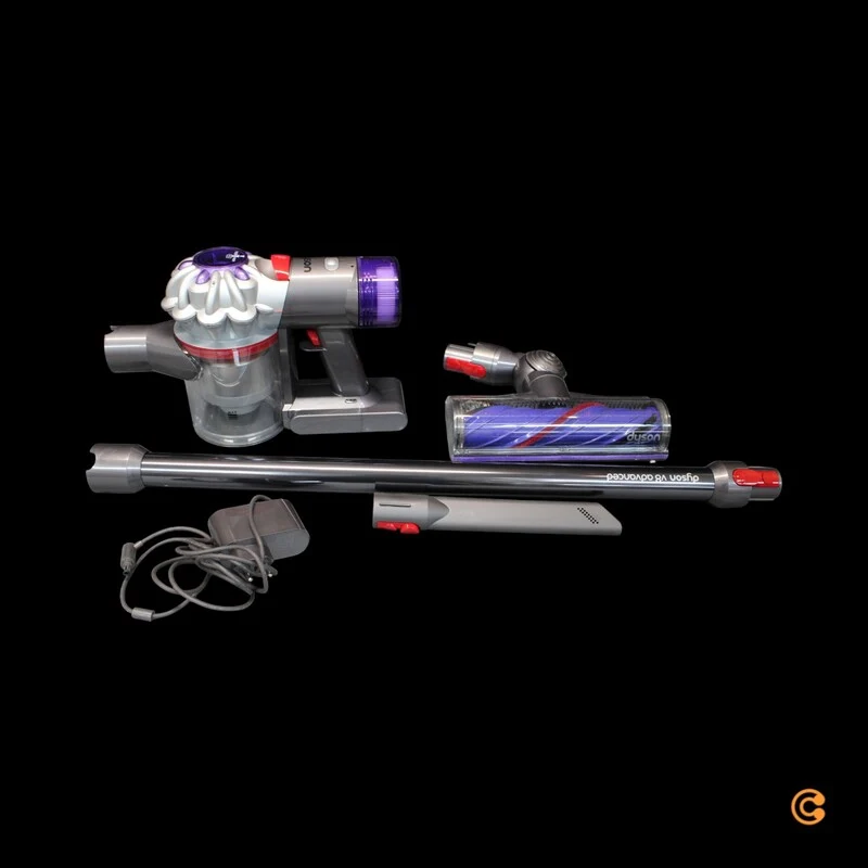 B-Ware Dyson Akku-Staubsauger Zyklon V8 Advanced Silber-Nickel Motorbar Elektrobürste