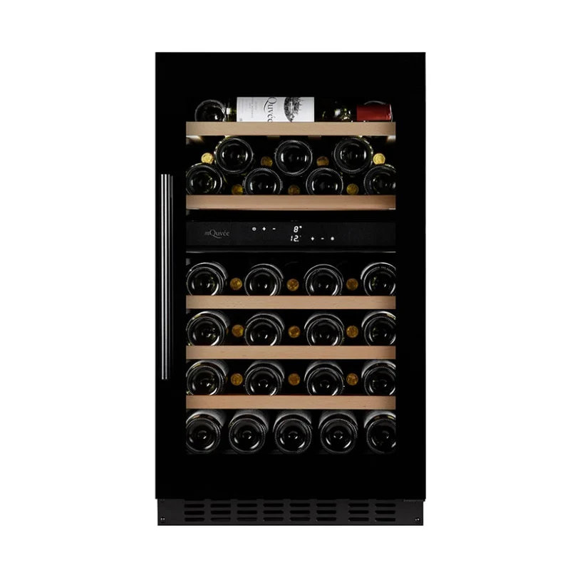 Weinkühlschrank 46 Flaschen mQuvée WineCave 800 50D Fullglass Black