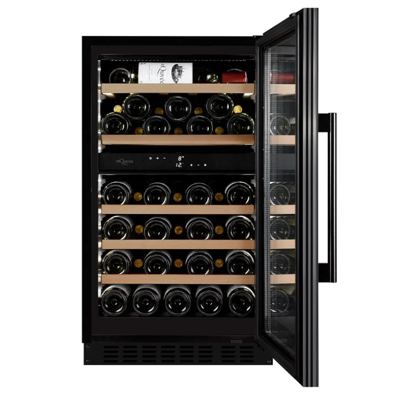 Weinkühlschrank 46 Flaschen mQuvée WineCave 800 50D Fullglass Black