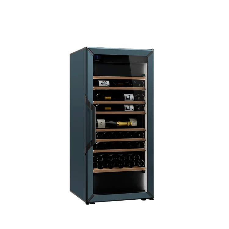 Weinkühlschrank 126 Flaschen Goguette 3 Zonen Blau
