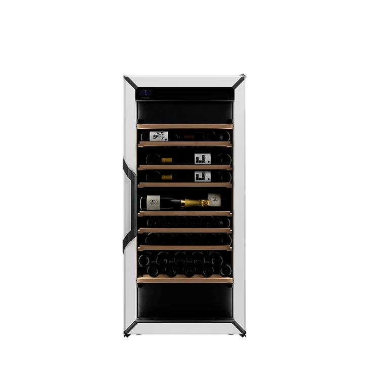 Weinkühlschrank 126 Flaschen Goguette 3 Zonen Weiß