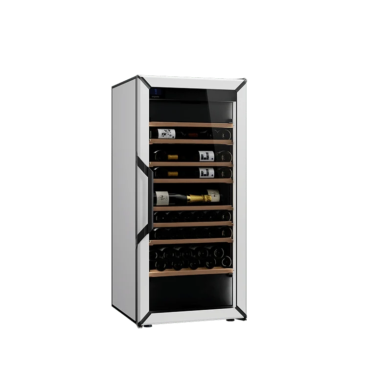 Weinkühlschrank 126 Flaschen Goguette 3 Zonen Weiß