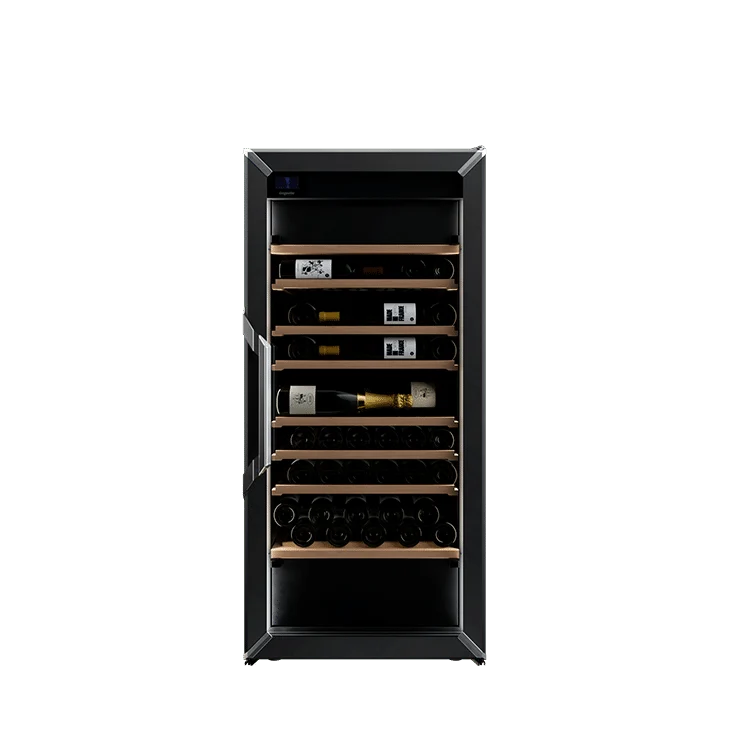 Weinkühlschrank 126 Flaschen Goguette 3 Zonen Schwarz