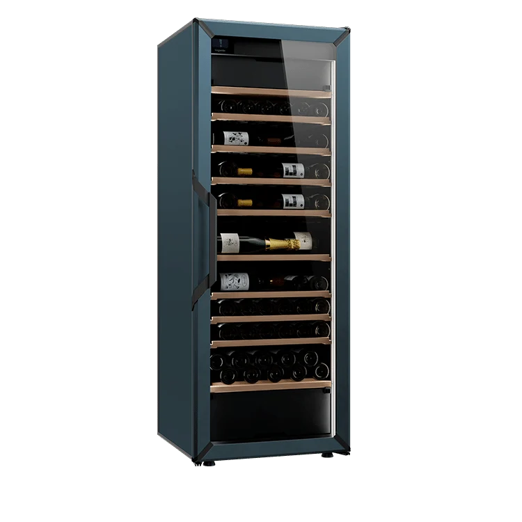 Weinkühlschrank 162 Flaschen Goguette 3 Zonen Blau