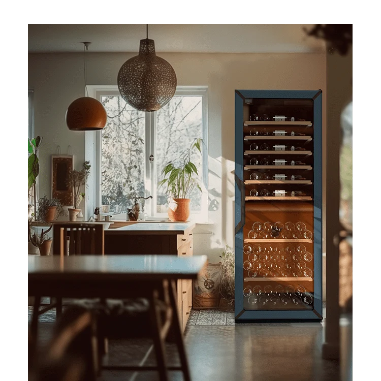 Weinkühlschrank 170 Flaschen Goguette Blau