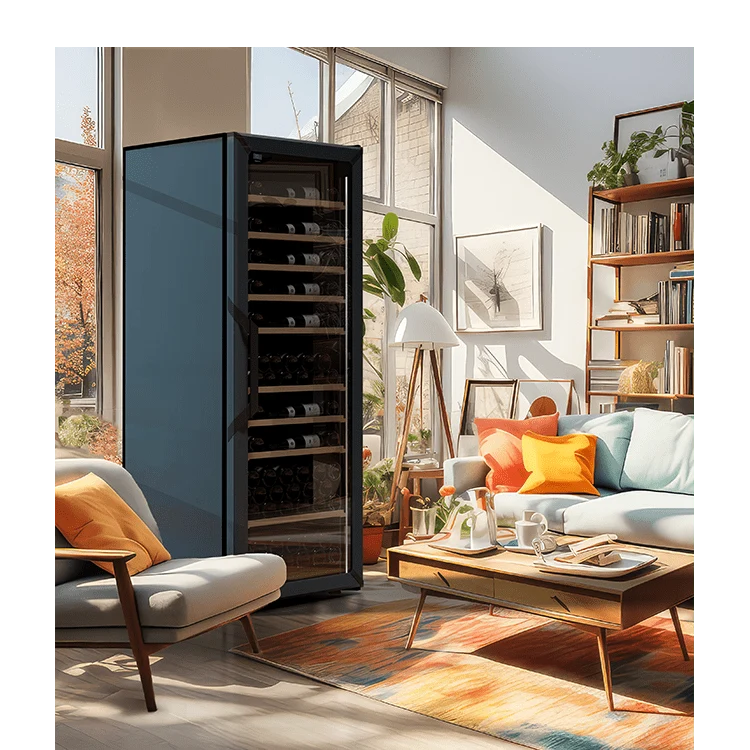 Weinkühlschrank 170 Flaschen Goguette Blau