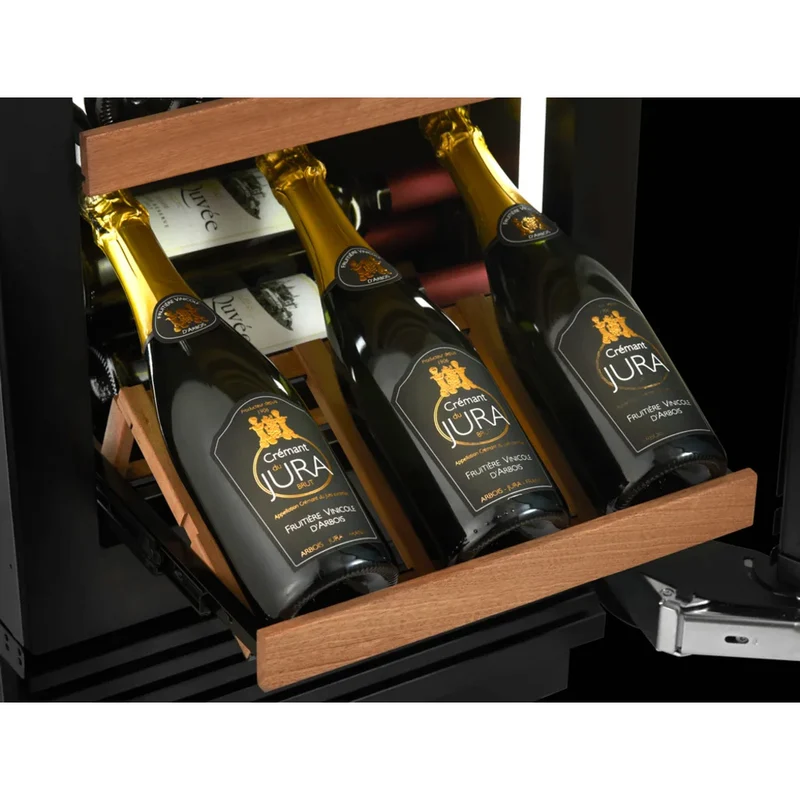 Weinkühlschrank 87 Flaschen mQuvée Edge 45D Anthracite Black