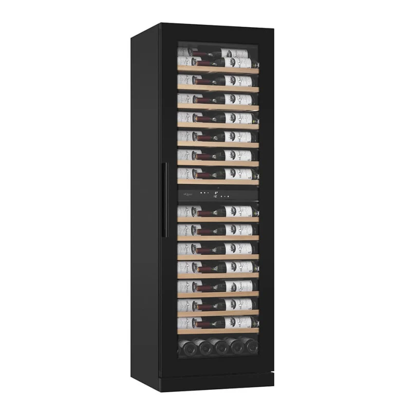 Weinkühlschrank 120 Flaschen mQuvée WineCave 187 Anthracite Black Label View