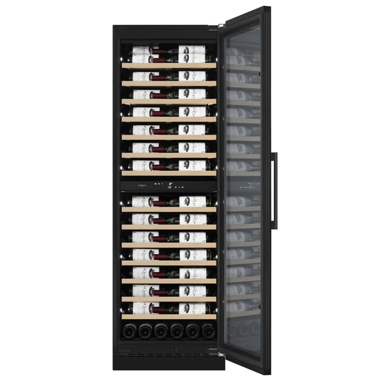 Weinkühlschrank 120 Flaschen mQuvée WineCave 187 Anthracite Black Label View