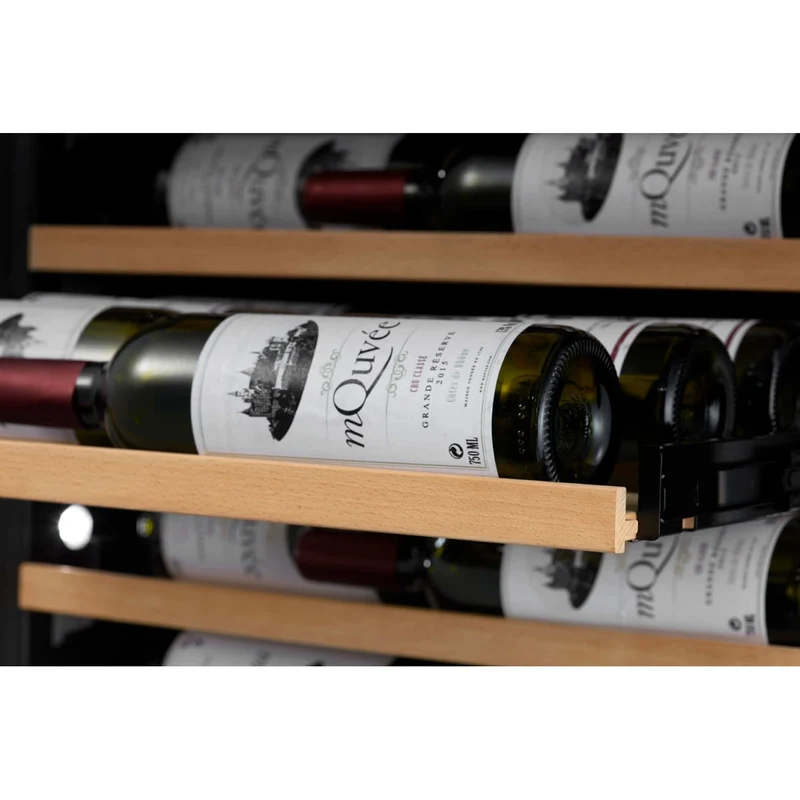 Weinkühlschrank 120 Flaschen mQuvée WineCave 187 Anthracite Black Label View