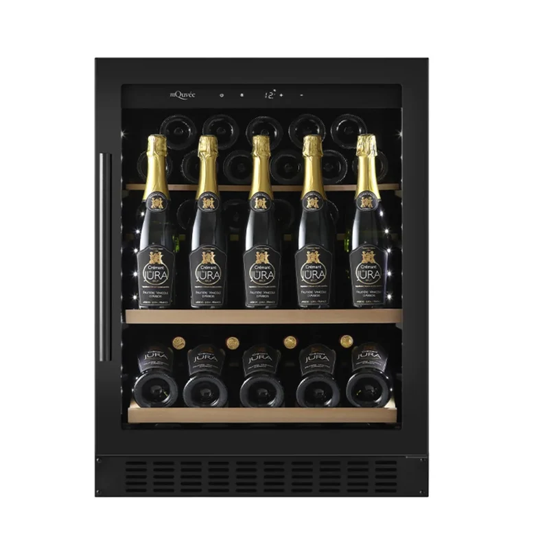 Champagnerkühlschrank 36 Flaschen mQuvée WineCave 700 60S Anthracite Black
