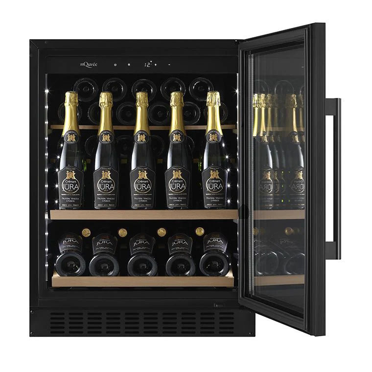 Champagnerkühlschrank 36 Flaschen mQuvée WineCave 700 60S Anthracite Black