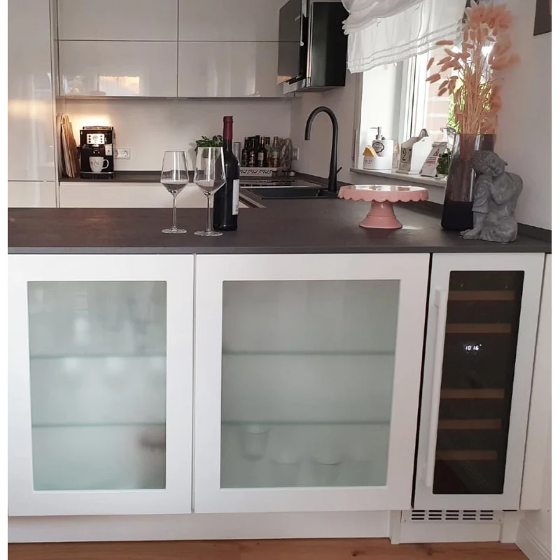 Weinkühlschrank 16 Flaschen mQuvée WineCave 720 30D Powder White