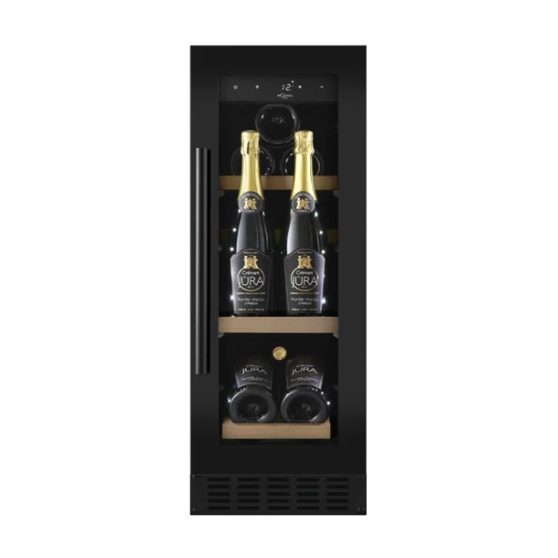 Champagnerkühlschrank 12 Flaschen mQuvée WineCave 700 30S Anthracite Black