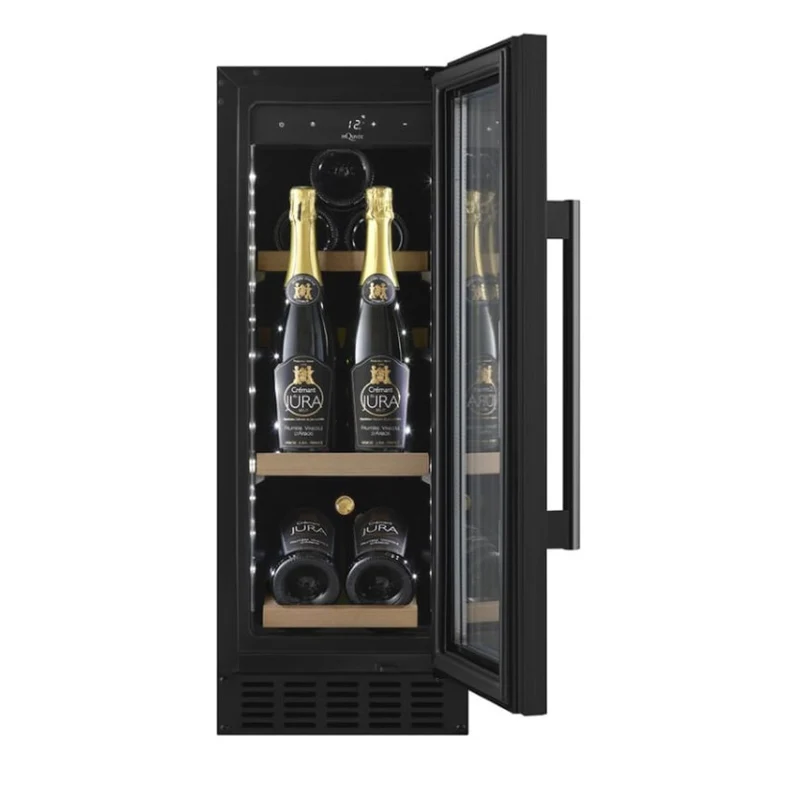 Champagnerkühlschrank 12 Flaschen mQuvée WineCave 700 30S Anthracite Black