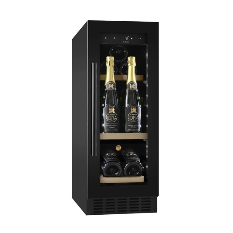 Champagnerkühlschrank 12 Flaschen mQuvée WineCave 700 30S Anthracite Black