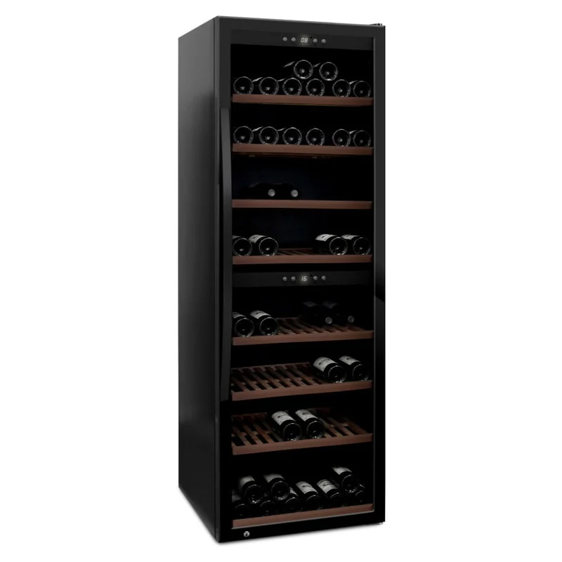 Weinkühlschrank 180 Flaschen mQuvée WineExpert 180 Fullglass Black
