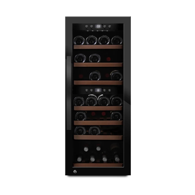 Weinkühlschrank 38 Flaschen mQuvée WineExpert 38 Fullglass Black