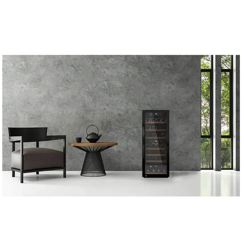 Weinkühlschrank 38 Flaschen mQuvée WineExpert 38 Fullglass Black