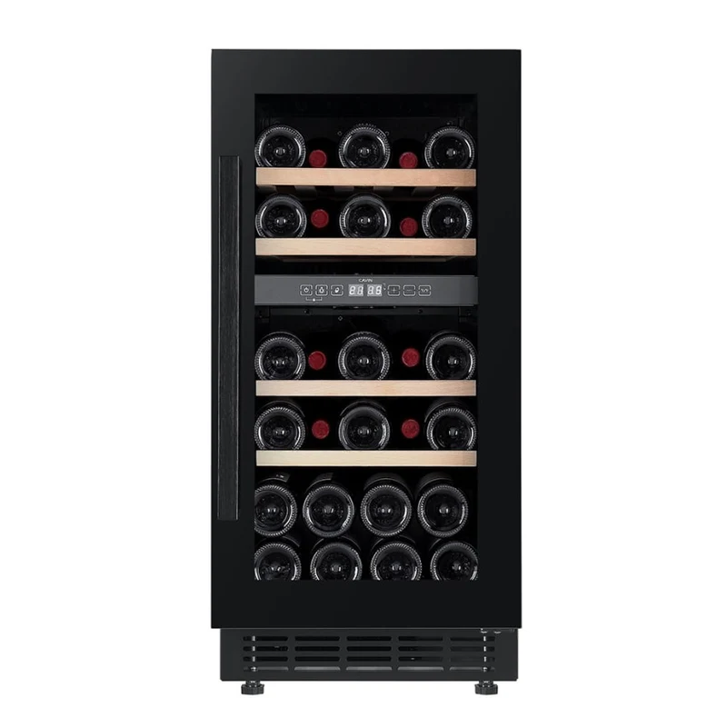 Weinkühlschrank 28 Flaschen Cavin Arctic Collection 40D Fullglass Black