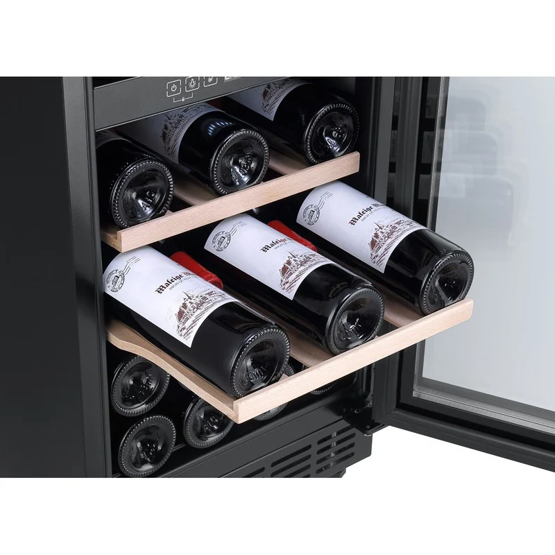 Weinkühlschrank 28 Flaschen Cavin Arctic Collection 40D Fullglass Black