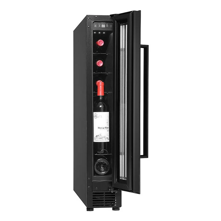 Weinkühlschrank 8 Flaschen Cavin Arctic Collection 15S Fullglass Black