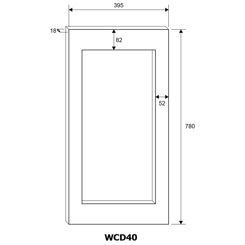 Weinkühlschrank 34 Flaschen mQuvée WineCave Exclusive 780 40D Panel Ready