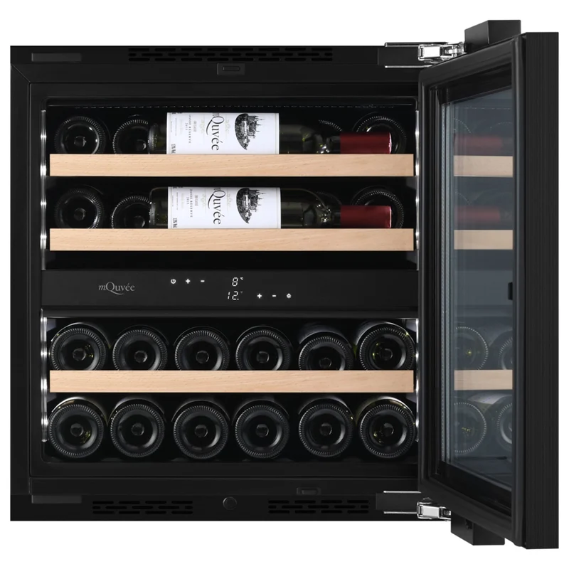 Weinkühlschrank 26 Flaschen mQuvée WineKeeper Exclusive 25D Panel Ready Push-Pull