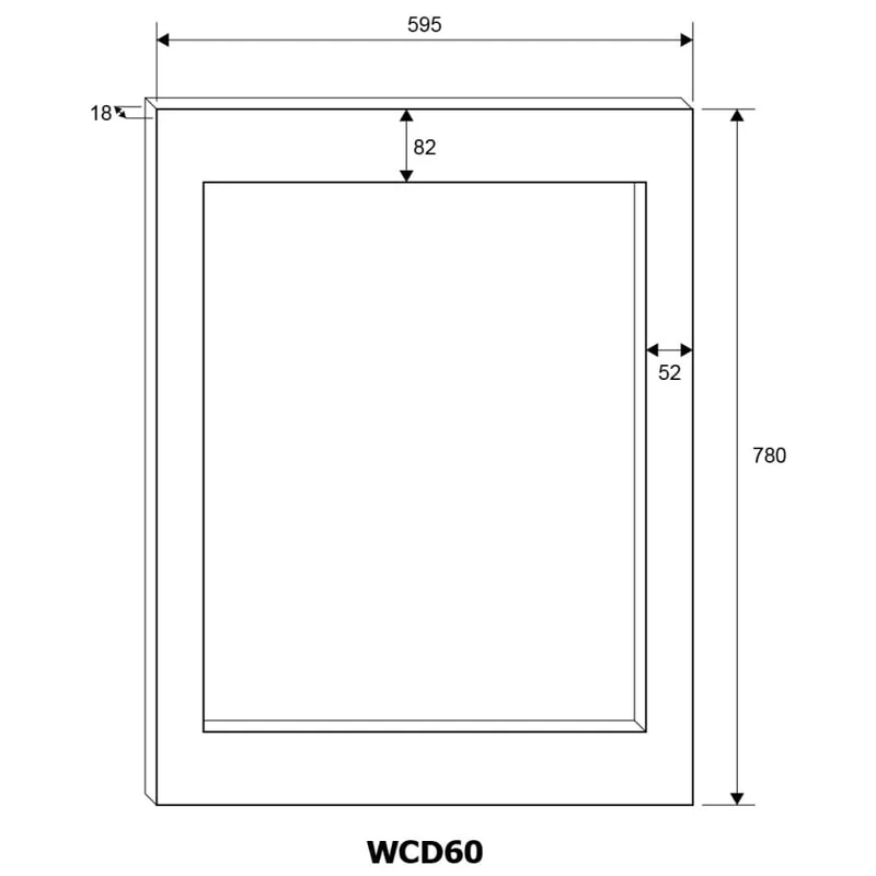 Weinkühlschrank 53 Flaschen mQuvée WineCave 780 60D Panel Ready