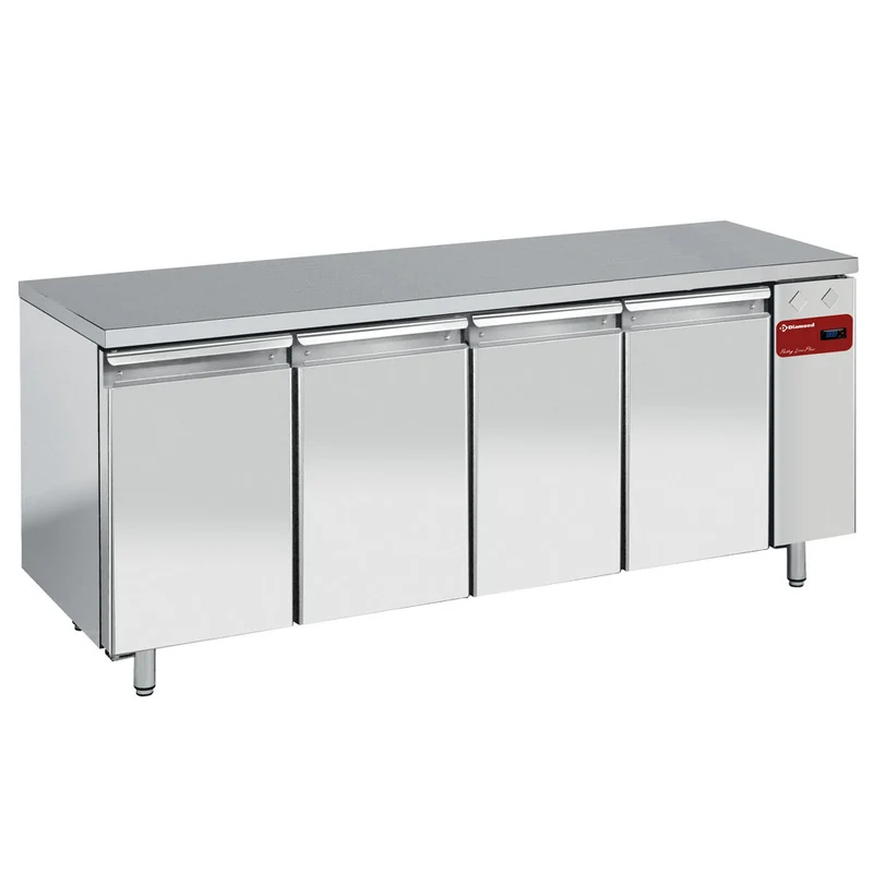 Kühltisch zentralgekühlt mit 4 Türen , für Bäckereinorm 600x400, TPS4N/H