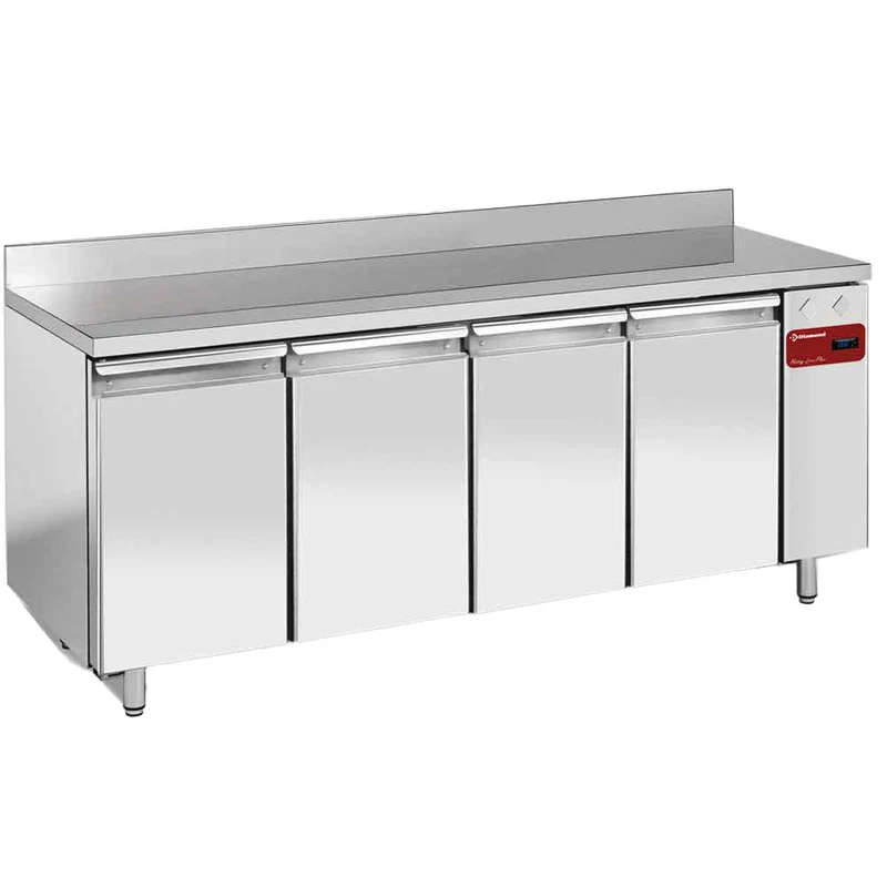 Profi Tiefkühltisch Bäckernorm 600x400 , 4 Türen , 760 L , Zentralgekühlt, TPS4B/HA