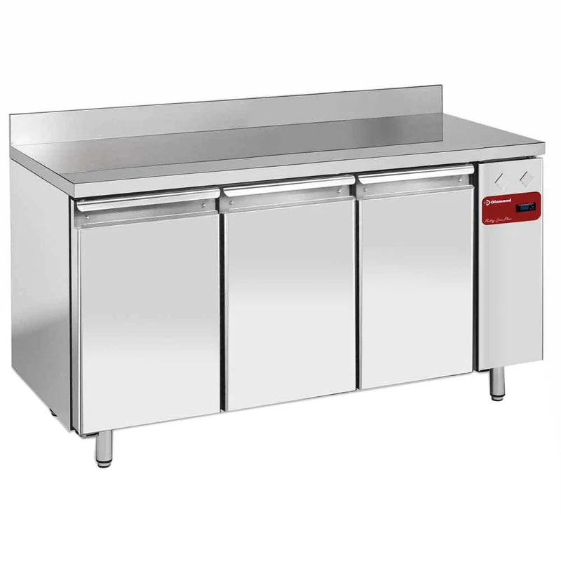 Professioneller Kühltisch 3-türig für externes Aggregat , 550 L , EN 600x400, TPS3N/HA