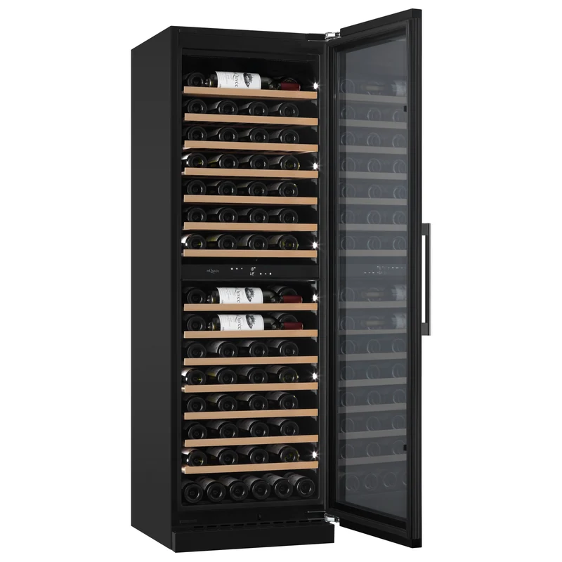 Weinkühlschrank 115 Flaschen mQuvée WineCave 187 Anthracite Black