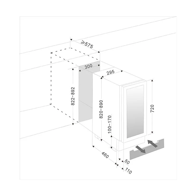 Bier- und Getränkekühlschrank mQuvée BeerServer 30 Stainless