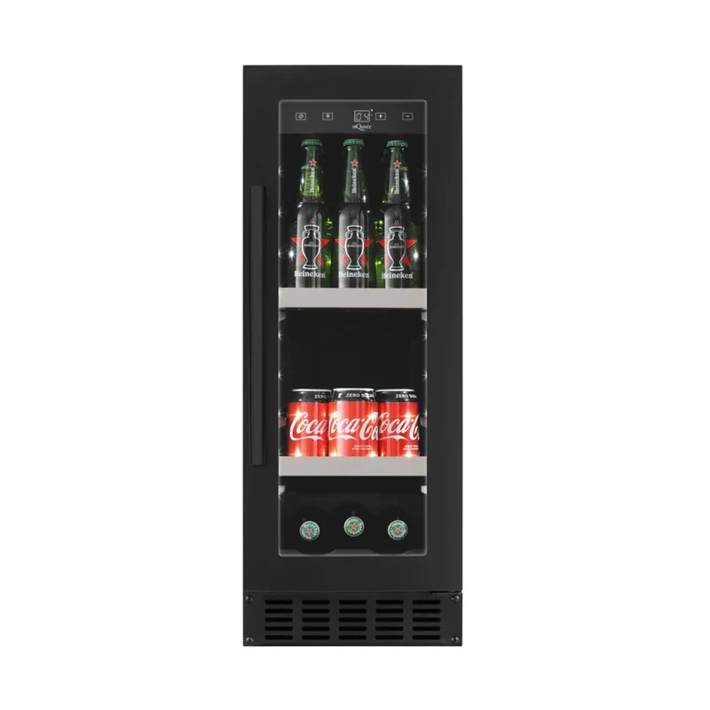 Bier- und Getränkekühlschrank mQuvée BeerServer 30 Anthracite Black